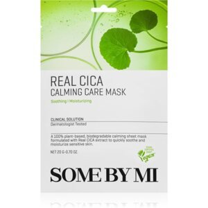 Some By Mi Clinical Solution Cica Calming Care Mask nyugtató hatású gézmaszk az érzékeny arcbőrre 20 g