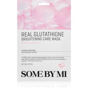 Some By Mi Clinical Solution Glutathione Brightening Care Mask fehérítő gézmaszk egységesíti a bőrszín tónusait 20 g