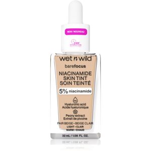 Wet n Wild Bare Focus Niacinamide Skin Tint könnyű hidratáló alapozó árnyalat Fair Beige 32 ml