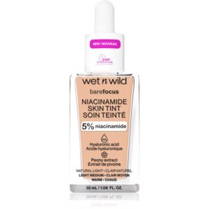 Wet n Wild Bare Focus Niacinamide Skin Tint könnyű hidratáló alapozó árnyalat Light 32 ml