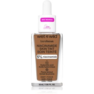 Wet n Wild Bare Focus Niacinamide Skin Tint könnyű hidratáló alapozó árnyalat Deep 32 ml