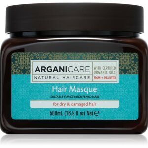 Arganicare Argan Oil & Shea Butter Hair Masque hidratáló és tápláló maszk száraz és sérült hajra 500 ml