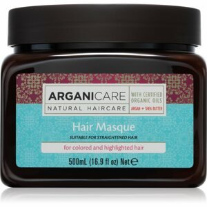 Arganicare Argan Oil & Shea Butter Hair Masque mélyhidratáló maszk festett hajra 500 ml