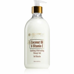 Arganicare Coconut Oil & Vitamin E bőrlágyító tusfürdő gél 500 ml