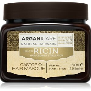 Arganicare Ricin Hair Growth Stimulator erősítő maszk a gyenge, hullásra hajlamos hajra minden hajtípusra 500 ml