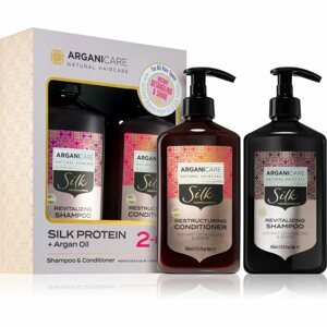 Arganicare Silk Protein Duo Box ajándékszett (revitalizáló hatású)