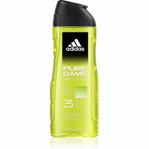 Adidas Pure Game tusfürdő gél arcra, testre és hajra 3 az 1-ben 400 ml