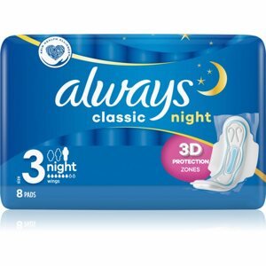 Always Classic Night egészségügyi betétek 8 db