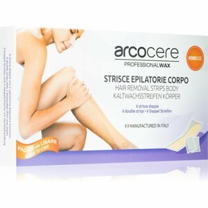 Arcocere Professional Wax gyantacsíkok testre hölgyeknek 6 db