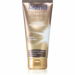 Astrid Summer Shine tonizáló testkrém Dark 200 ml