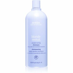 Aveda Blonde Revival™ Purple Toning Shampoo lila tonizáló sampon szőkített vagy melírozott hajra 1000 ml