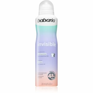 Babaria Deodorant Invisible izzadásgátló spray a fehér és sárga foltok ellen 200 ml