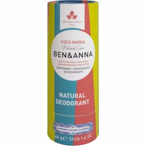 BEN&ANNA Natural Deodorant Coco Mania izzadásgátló deo stift 40 g
