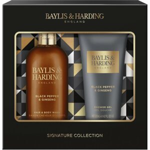 Baylis & Harding Black Pepper & Ginseng ajándékszett (zuhanyba) uraknak
