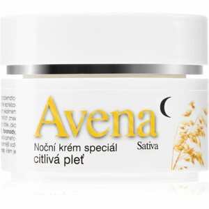 Bione Cosmetics Avena Sativa éjszakai krém az érzékeny arcbőrre 51 ml
