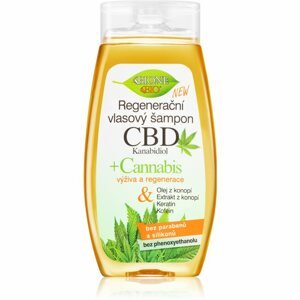 Bione Cosmetics Cannabis CBD regeneráló sampon CBD-vel 260 ml