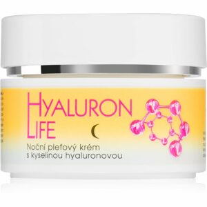 Bione Cosmetics Hyaluron Life éjszakai arckrém hialuronsavval 51 ml