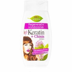Bione Cosmetics Keratin + Chinin regeneráló kondicionáló hajra 260 ml