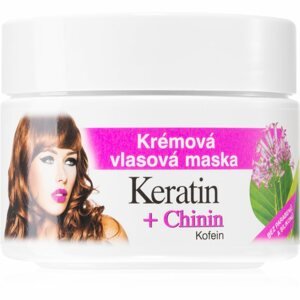 Bione Cosmetics Keratin + Chinin krémes maszk hajra 260 ml