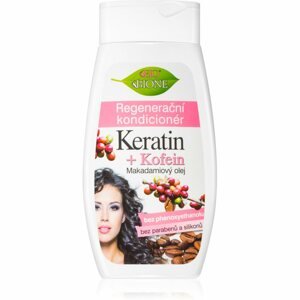 Bione Cosmetics Keratin + Kofein regeneráló kondicionáló hajra 260 ml