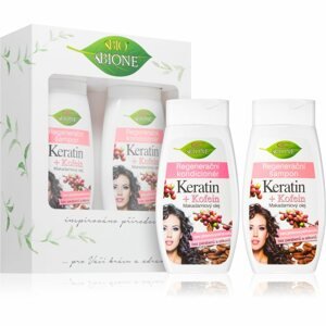 Bione Cosmetics Keratin + Kofein szett I. (hajra) hölgyeknek