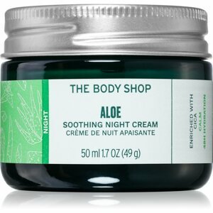The Body Shop Aloe Soothing Night Cream nyugtató éjszakai krém az érzékeny arcbőrre 50 ml