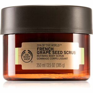 The Body Shop French Grape Seed bőrfeszesítő testradír 350 ml