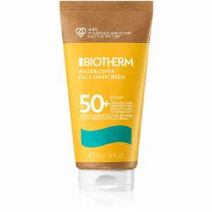 Biotherm Waterlover Face Sunscreen védő arckrém öregedés ellen intoleráns bőrre SPF 50+ 50 ml