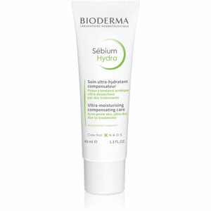 Bioderma Sébium Hydra hidratáló krém a pattanások kezelése által kiszárított és irritált bőrre 40 ml