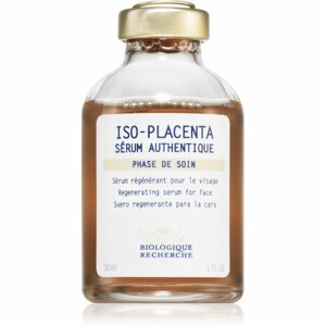 Biologique Recherche ISO-PLACENTA Sérum Authentique kijavítása és megújítása az aknés bőr apró hibáit 30 ml