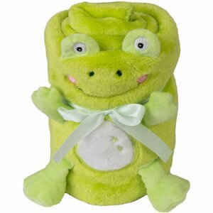 Babymatex Willy Frog morzsolgatós szundikendő 85x100 cm