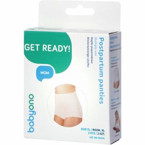 BabyOno Get Ready Multiple-use Mesh Panties szülés utáni alsóneműk méret XL 2 db