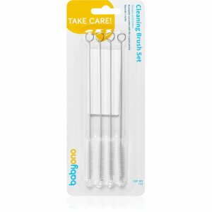 BabyOno Take Care Straws and Tubes Cleaning Brushes tisztítókefe 4 db