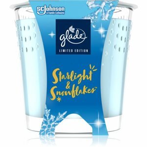 GLADE Starlight & Snowflakes illatgyertya illattal Snow, Frosty Air, Ecalyptus 129 g