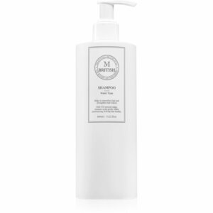 BRITISH M Ethic Water Type Shampoo intenzív tápláló sampon az erős és fénylő hajért 400 ml