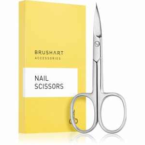BrushArt Accessories Nail egyenes körömvágó olló matná stříbrná 1 db
