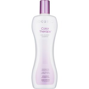 Biosilk Color Therapy Cool Blonde Shampoo sampon semlegesíti a sárgás tónusokat 355 ml