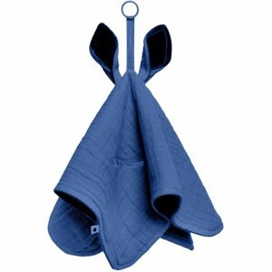 BIBS Kangarooo Cuddle Cloth morzsolgatós szundikendő csattal Cornaflower / Baby Blue 1 db