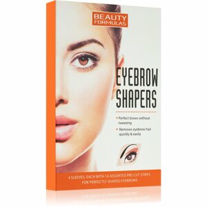 Beauty Formulas Eyebrow Shapers szőrtelenítő szalagok szemöldökre 4 db