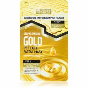 Beauty Formulas Gold peeling és maszk 2 az 1-ben 1 db
