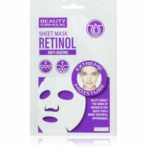 Beauty Formulas Retinol arcmaszk a bőröregedés ellen 1 db