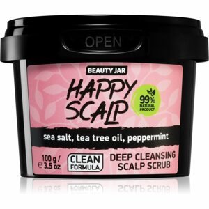 Beauty Jar Happy Scalp tisztító peeling zsíros fejbőrre 100 g