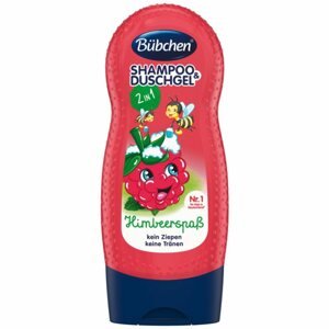 Bübchen Kids Shampoo & Shower sampon és tusfürdő gél 2 in 1 Himbeere 230 ml