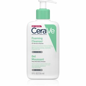 CeraVe Cleansers tisztító habzó gél normál és zsíros bőrre 236 ml