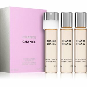 Chanel Chance Eau de Toilette hölgyeknek 3 x 20 ml