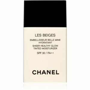 Chanel Les Beiges Sheer Healthy Glow Tinted Moisturizer tonizáló hidratáló kérm a ragyogó hatásért SPF 30 árnyalat Light Deep 30 ml