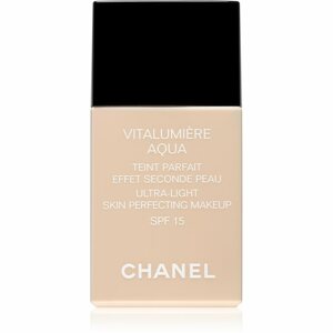 Chanel Vitalumière Aqua ultra könnyű make-up a ragyogó bőrért árnyalat 22 Beige Rosé SPF 15 30 ml