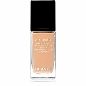 Chanel Vitalumière Radiant Moisture Rich Fluid Foundation világosító hidratáló make-up árnyalat 25 - Pétale 30 ml