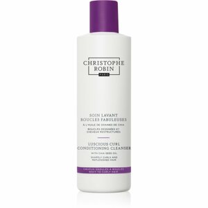 Christophe Robin Luscious Curl Conditioning Cleanser with Chia Seed Oil tisztító kondicionáló a hullámos és göndör hajra 250 ml