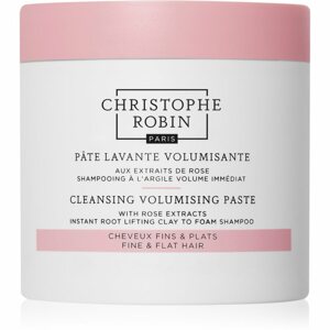 Christophe Robin Cleansing Volumizing Paste with Rose Extract hámlasztó sampon a hajtérfogat növelésére 250 ml